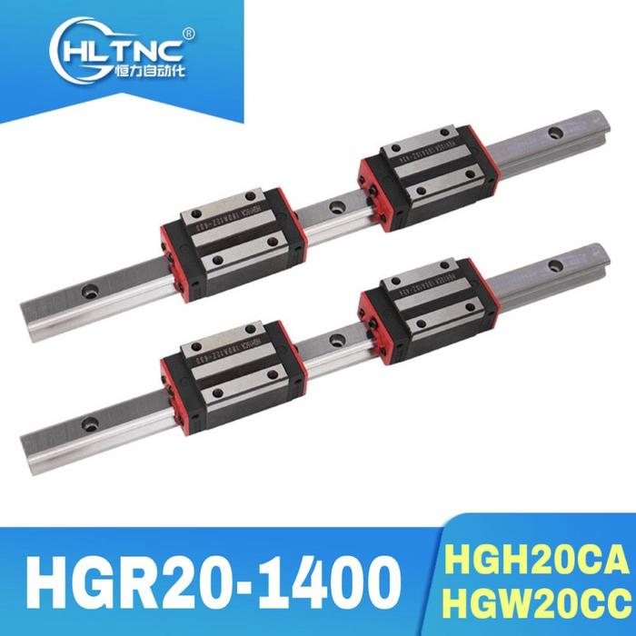 Gambar 20mm linear guideways HGH20 1400mm 2 pc + linear rails Kamjay dari Kamajaya Procurement undefined Tokopedia