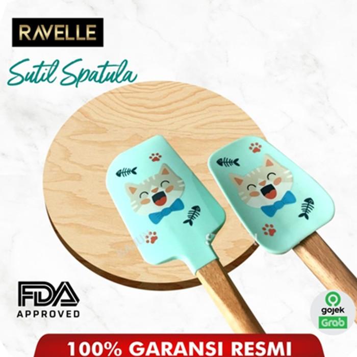 Gambar RAVELLE Sutil Set Peralatan Masak Sutil Spatula isi 2 Pcs - flower dari TOKO JAWA ELECTRIK undefined 5 Tokopedia