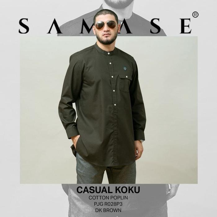 Jual SAMASE KOKU CASUAL BAJU KOKO KURTA PAKAIAN MUSLIM PRIA DEWASA