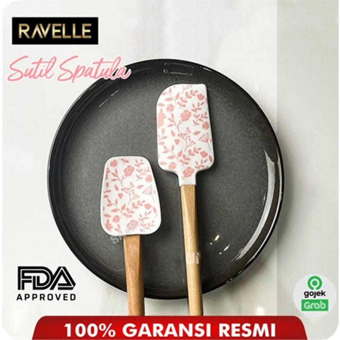 Gambar RAVELLE Sutil Set Peralatan Masak Sutil Spatula isi 2 Pcs - floral pink dari TOKO JAWA ELECTRIK undefined Tokopedia