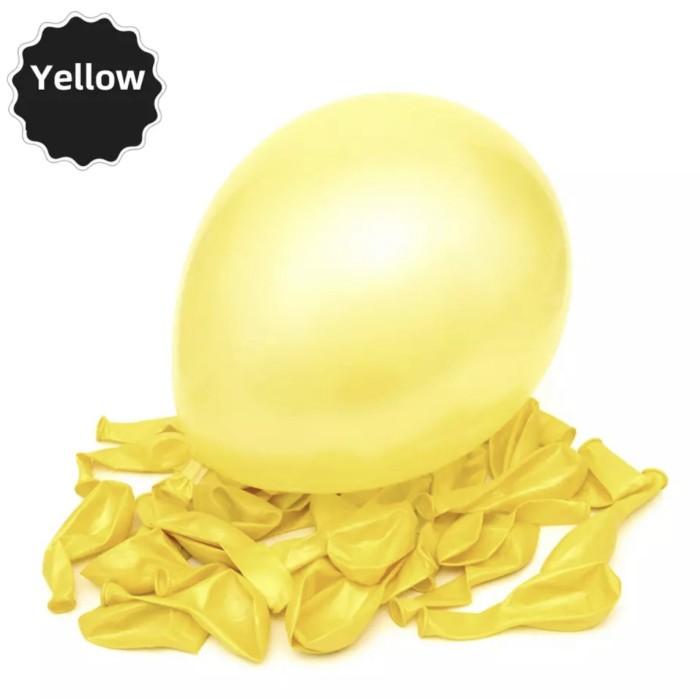 Gambar Balon Latex Metalik Aneka Warna - Kuning dari Dunia balon party undefined Tokopedia