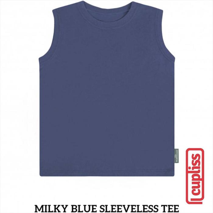 Gambar Little Palmerhaus Sleeveless Tee Milky Blue Kaos Oblong Anak - 1 Years dari Cupliss undefined Tokopedia