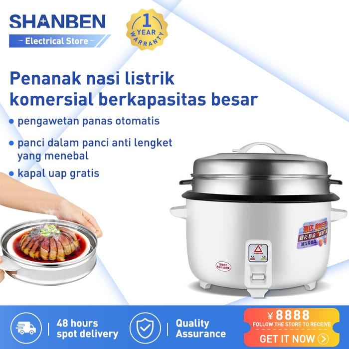 Gambar MAYOS Rice cooker listrik kapasitas besar multifungsi super besar 8L - 8L dari mayos mart undefined 5 Tokopedia