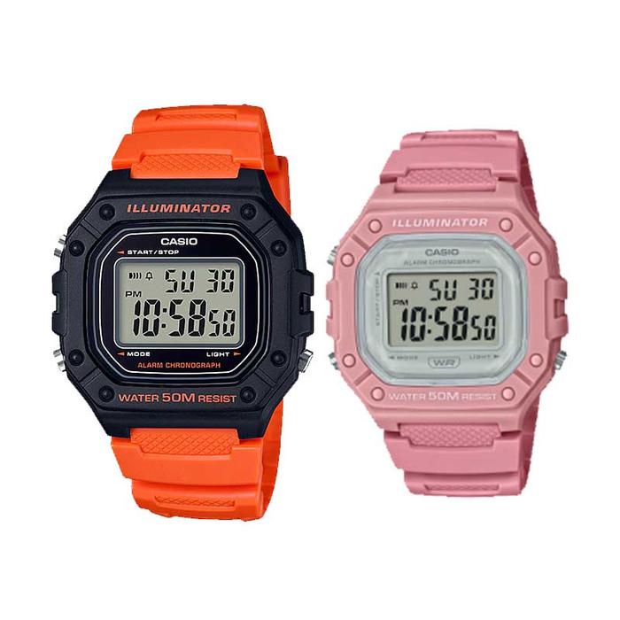 Jual JAM TANGAN COUPLE ORIGINAL CASIO W 218H 4B2 CASIO W 218HC 4A