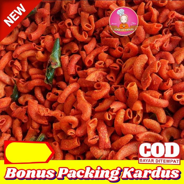Gambar [1Kg] Makaroni Spiral Pedas Asin / Makaroni Pedas Asin - Raos Rasa - MAKARONI BANTET, 1Kg dari Raos Rasa undefined Tokopedia