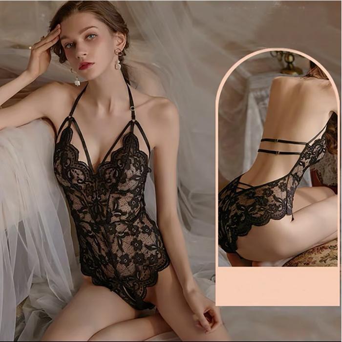Gambar Babydoll Seksi Underwear Lace transparant Baju Tidur Dewasa Wanita hot - Hitam/B dari baeBe Shop undefined Tokopedia