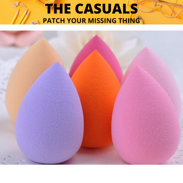 Gambar Beauty Blender / Sponge Spon Spons Make Up Foundation Pipi Bibir - Multi Warna dari The Casuals undefined Tokopedia
