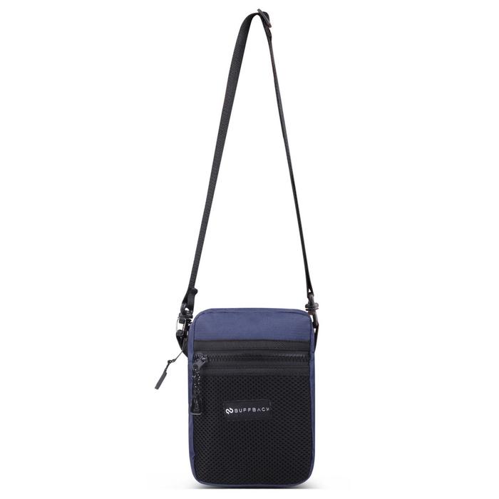Gambar Tas Selempang Slingbag Pouch Pria Buffback Rum Hitam - Navy dari Buffback Shop undefined Tokopedia