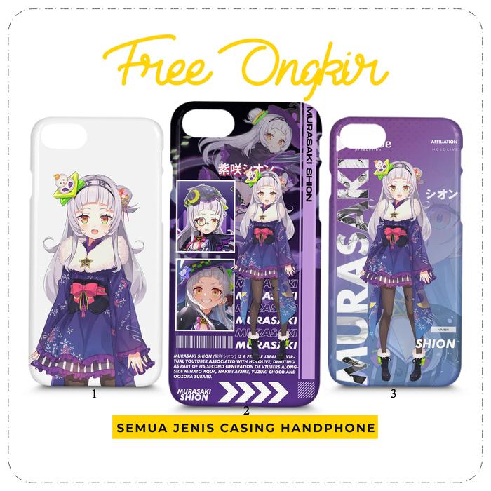 Gambar Phone Case Murasaki Shion Vtuber Hololive JP Custom Casing HP - 3D Case dari KakkoiiShop undefined Tokopedia