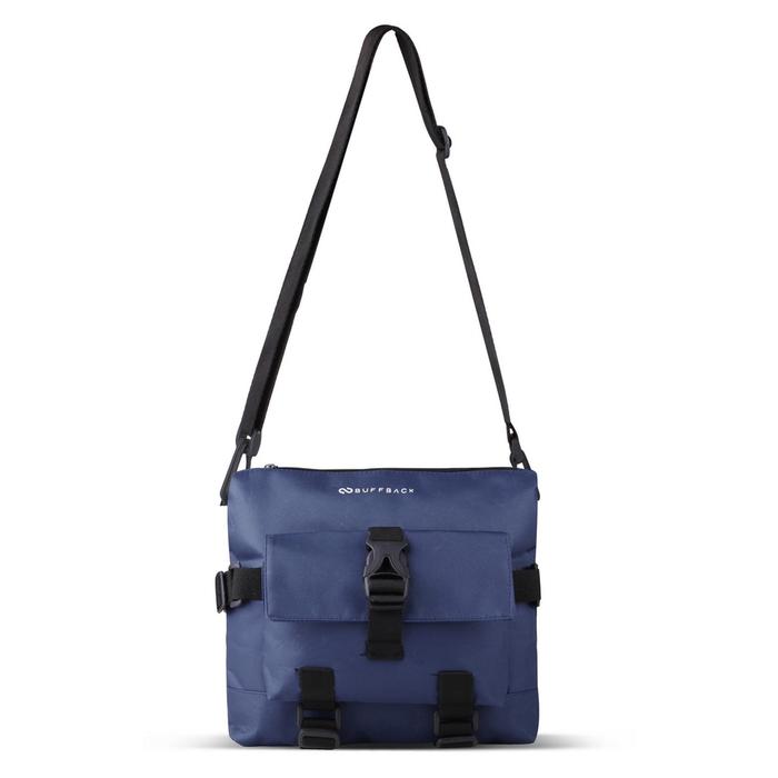Gambar Tas Selempang Slingbag Pria Buffback Cruis Hitam - Navy dari Buffback Shop undefined Tokopedia