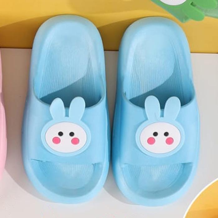 Gambar 919-RB KCSLKLC Sandal Anak Bunny Gemoy Kelinci Unyu Jelly Import - Biru, 26-27 dari Sepatu Trendi undefined Tokopedia