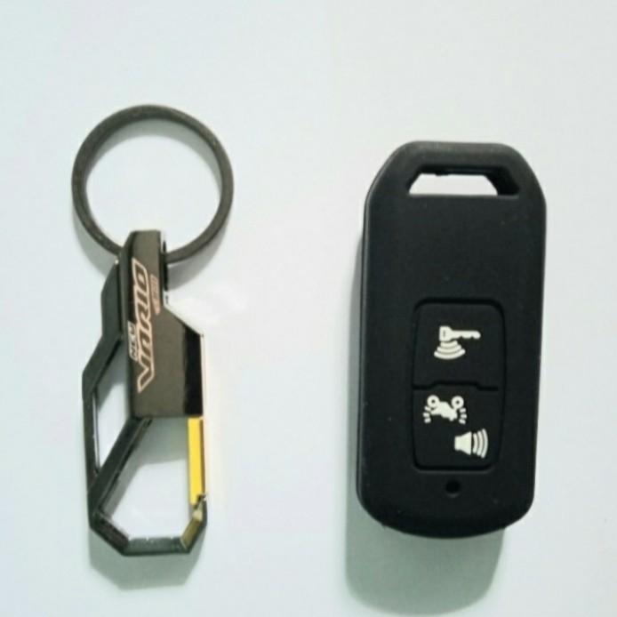 Gambar Gantungan Kunci Vario 160 Kunci Logo Eksklusif dan silikon remote - Hitam dari market acc_NEW undefined Tokopedia