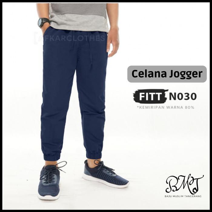 Gambar Celana Jogger Slimfit Unisex SlimFit M - 5Xl Sirwal Joger Afkar - 4XL, Biru Muda dari Hasan Muslim Store undefined Tokopedia