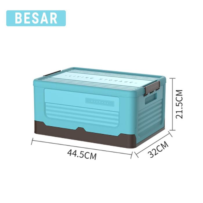 Gambar Box Container Plastik Serbaguna Organizer Baju Buku Mainan-BC002/003 - BESAR, Biru dari Malaika -ID undefined Tokopedia