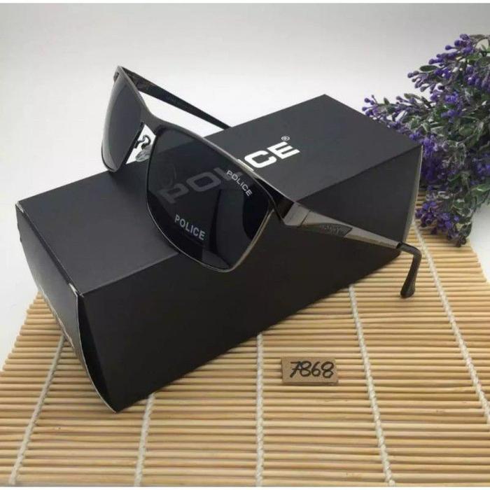 Gambar (COD) KACAMATA HITAM PRIA KACAMATA POLARIZED ANTI SILAU police 7868 - Gun, One size dari AZWAR STORE1 Jakarta Selatan Tokopedia