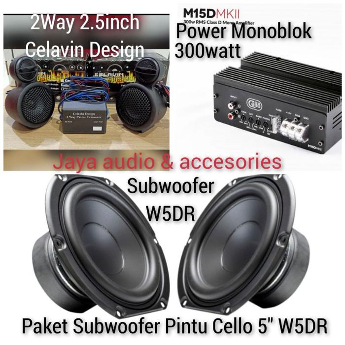 Jual Paket PNP Speaker Celavin 2way 2.5 