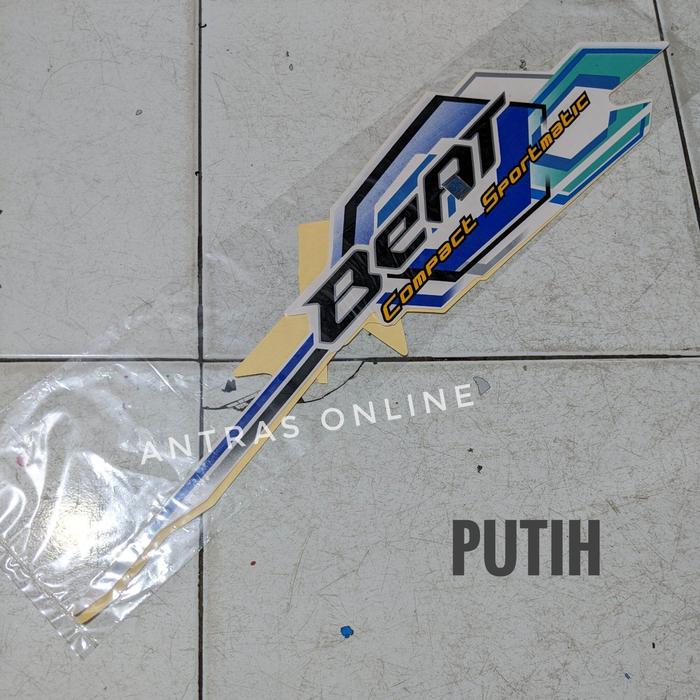 Gambar striping beat 2008 karbu - stiker motor model standar - Putih dari Antras Online undefined Tokopedia