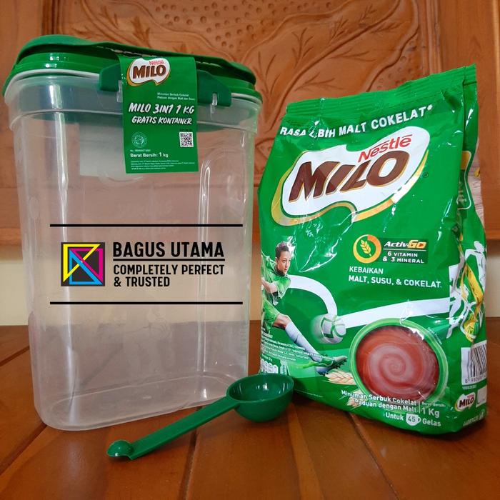 Gambar Promo Susu Milo 1kg Free Container MILO 1 kg Active-Go 3 in 1 dari Fely shop. undefined Tokopedia