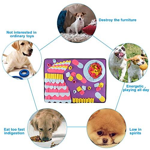 Gambar HALOVIE Snuffle Mat for Dogs, Interactive Dog Toys Feed Game dari Pets USA undefined Tokopedia