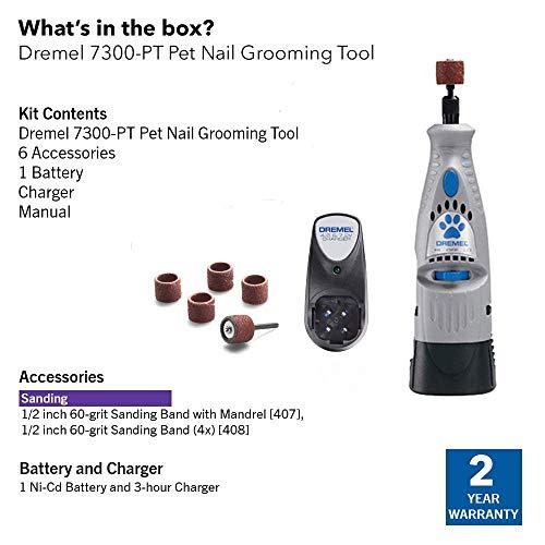 Jual Dremel 7300-PT Pet Grooming Kit with 1/2' 120 Grit