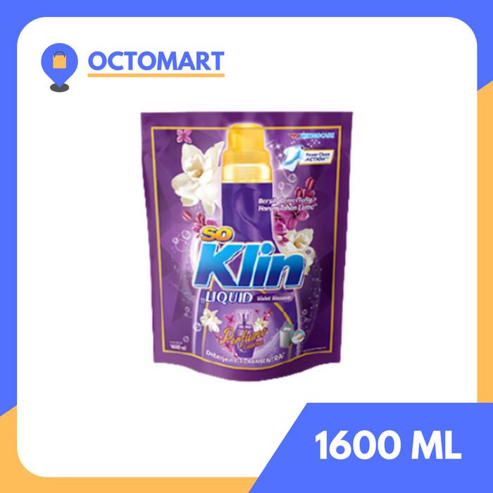 Gambar SO KLIN / SOKLIN Deterjen Cair 1600ML / Liquid Detergent 1600 ML / 1.6L / 1.6 L - Violet dari OCTOMART_NEW undefined Tokopedia