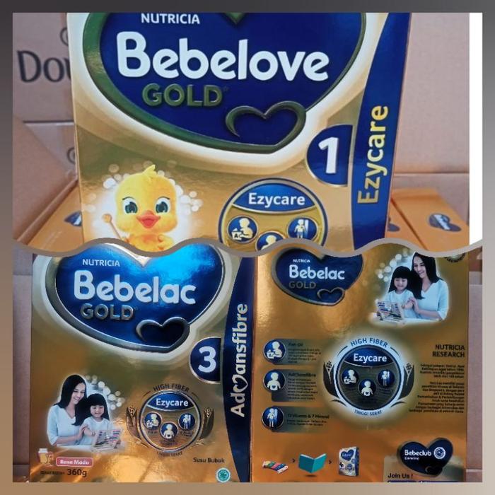 Gambar ORIGINAL Nutricia Bebelove Gold Tahap 1 & 3 usia 0-6 bulan & 3-5 720gr dari HASAN_ANA_FARMA undefined Tokopedia
