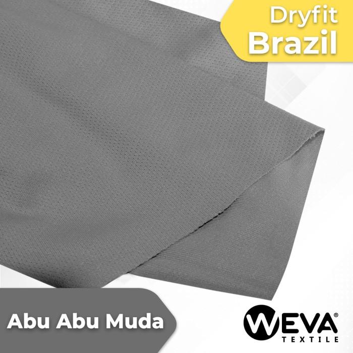 Gambar Bahan Kain Jersey Dryfit Brazil - Kain Drifit Weva Textile - Abu Muda dari Weva Textile undefined Tokopedia