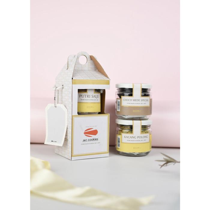 Gambar Jnc Cookies Hampers Paper Tray - Kaca isi 2 dari JNC Cookies undefined Tokopedia