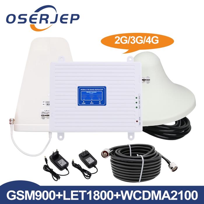 Tri Band Repetidor Amplificador Gsm 3g 4g Tri Band 4g Signal