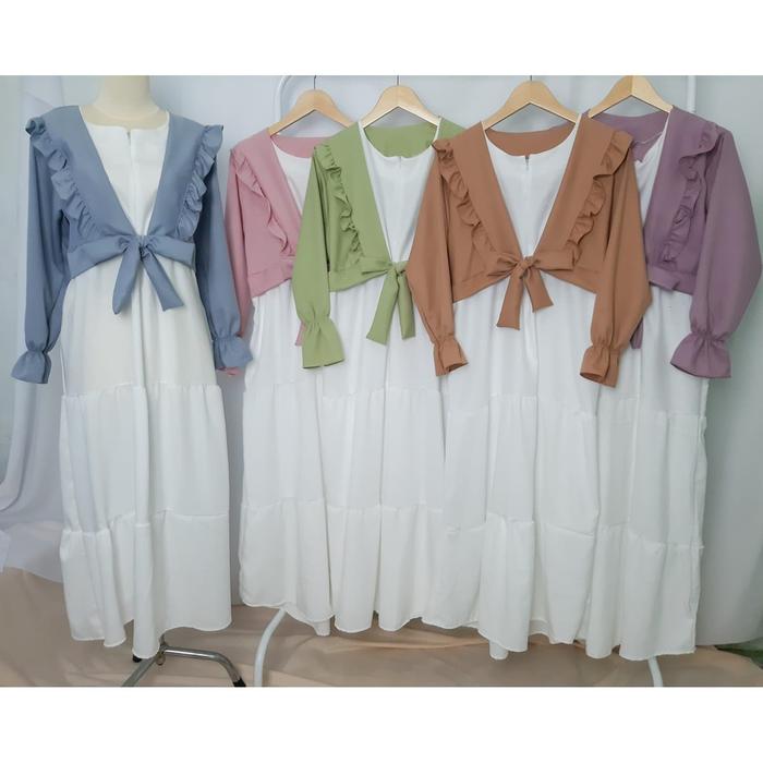 Gambar Baju Gamis Remaja Terbaru Baju Gamis Syari Wanita Terbaru Lebaran 2022 - FIRA - LAVENDER, M dari CV. SHANUM BAROKAH MANDIRI undefined Tokopedia