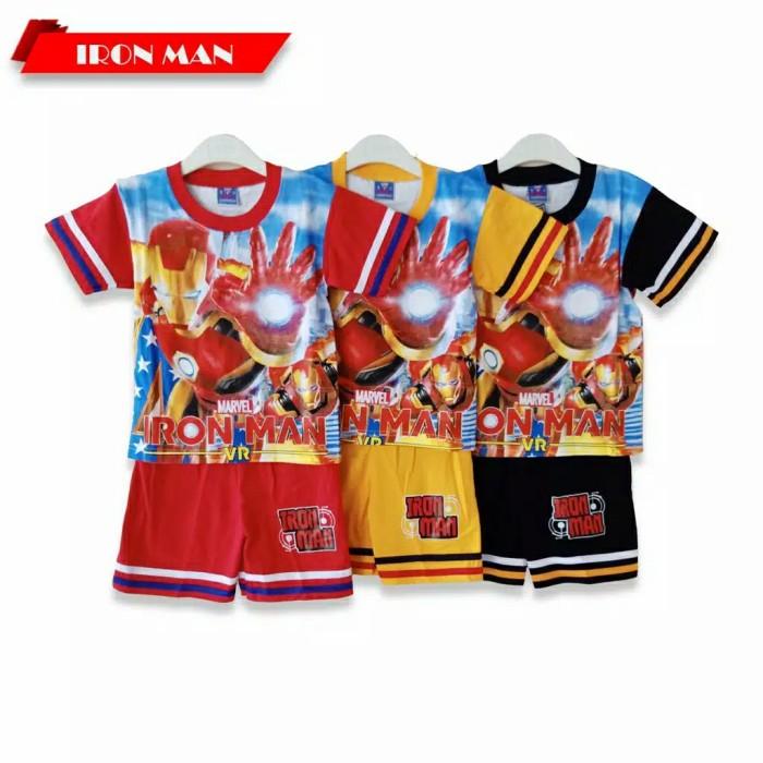 Gambar HM Baju Setelan Anak Laki Karakter Ironman Super hero Marvel 1-9 thnn - Random, Size 4 | 2thn dari HM Shopa Collection undefined Tokopedia