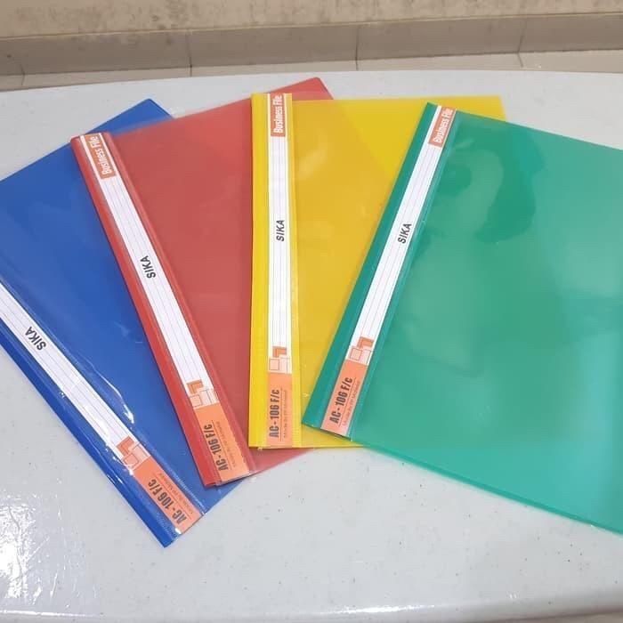 Gambar Business File / Map Acco Plastik Ukuran A4 Merk Sika (Isi 12 lembar) - Biru dari CiptaanATK05 undefined Tokopedia