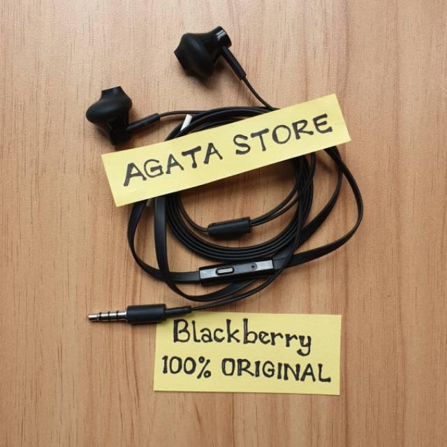 Jual Headset Earphone Blackberry BB Q10 Original Handsfree Stereo - Main Image