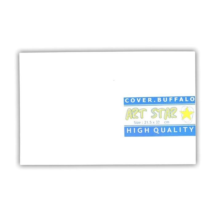 Gambar ( 1pack = 100 lembar ) kertas buffalo / cover buffalo merk art star - E dari Shar stationery undefined Tokopedia