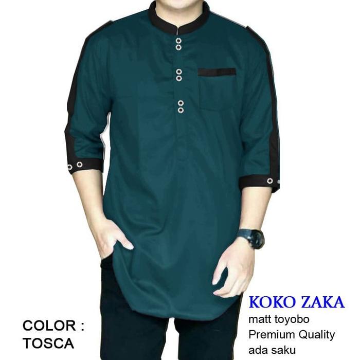 Gambar Baju Koko Zaka Best Seller Ctn - Tosca, M dari Jefry Salaam undefined Tokopedia