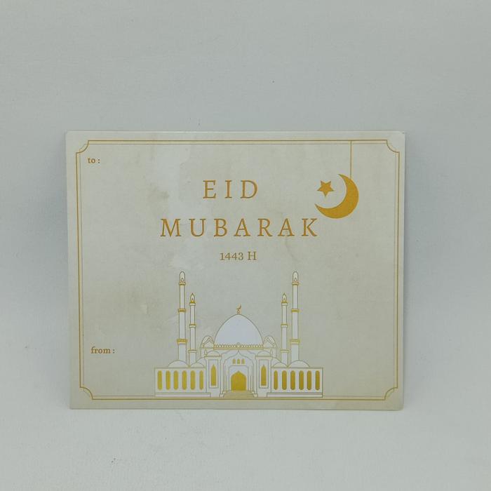 Gambar Kartu Ucapan Lebaran - Gift Card Eid Mubarak Selamat Idul Fitri - Eid Mubarak dari Laiqa Mart undefined Tokopedia
