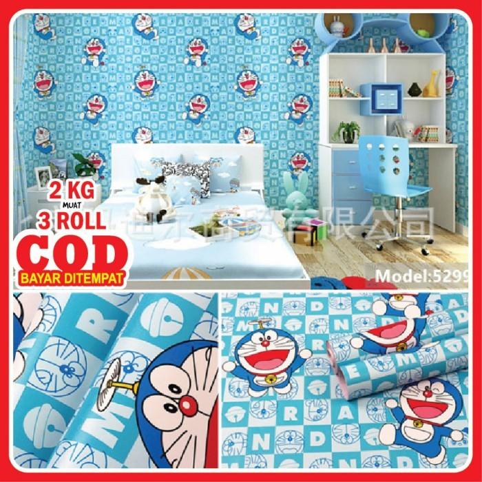 Gambar WALLPAPER DINDING10m WALPAPER KARTUN KARAKTER DOORAAEEMOON SQUARE dari tokodeliaa undefined Tokopedia