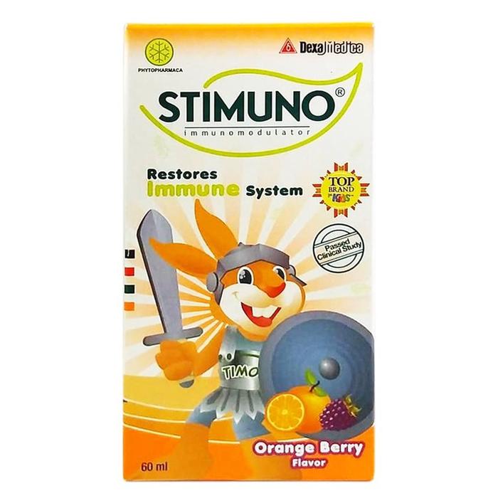 Gambar Stimuno Syrup Orange Berry 100 ML 60 ML MULTIVITAMIN SIRUP ANAK - 60ml dari BioLife.id undefined Tokopedia