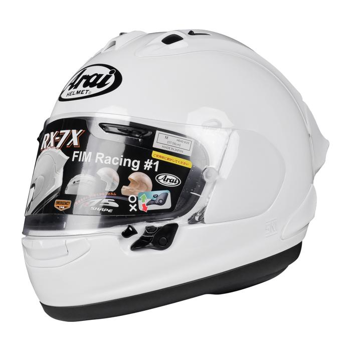 Gambar Arai SNI RX7X FIM RACING Helm Full Face Original - White - L dari Arai Indonesia undefined Tokopedia