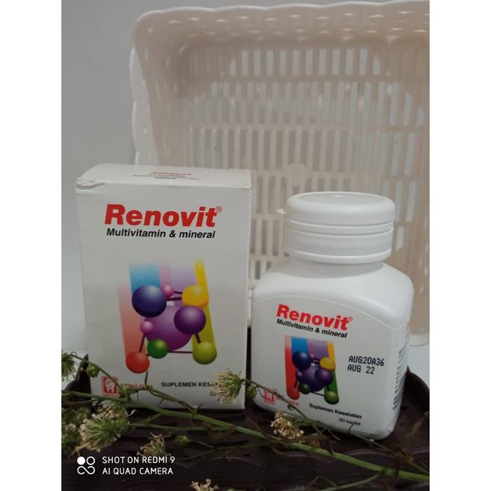 Jual RENOVIT / RENOVIT GOLD BOTOL ISI 30 TABLET / MULTIVITAMIN ...