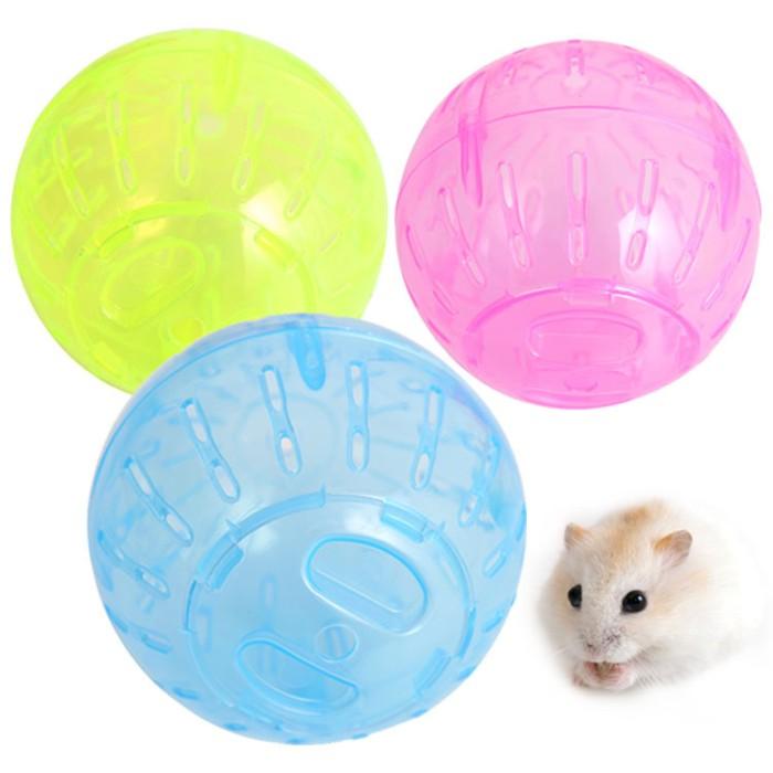 Gambar Mainan bola bahan plastik latihan hamster tikus roll jogging ball - Putih dari BranditGuffoStore undefined Tokopedia