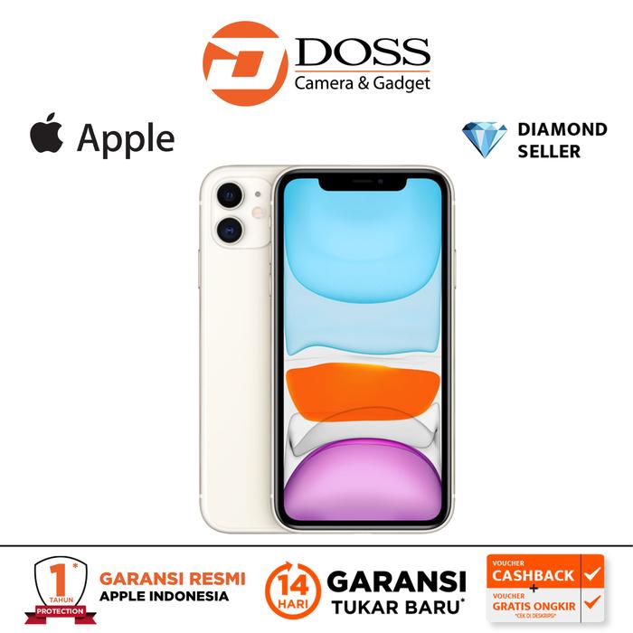 Gambar Apple iPhone 11 128GB - Putih dari DOSS Camera & Gadget undefined Tokopedia
