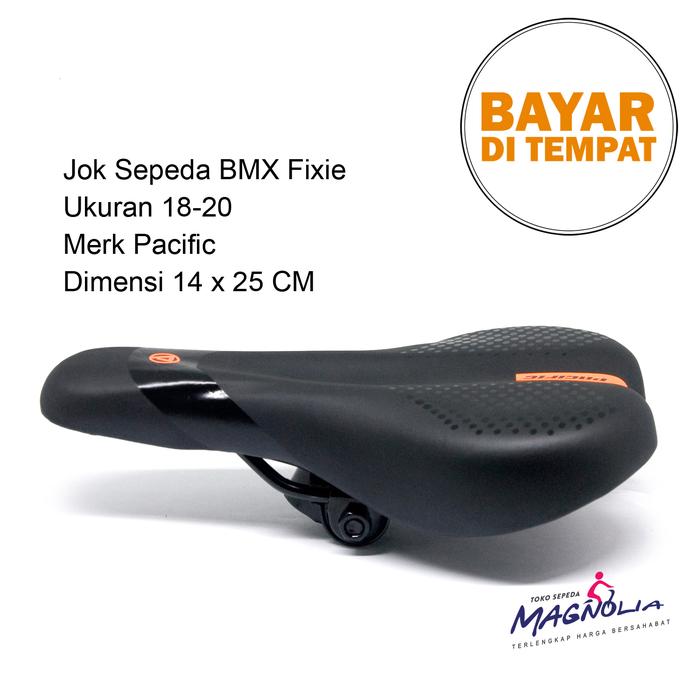 Gambar Jok Sadel Sepeda BMX Ukuran 20 Pacific Fixie - Orange dari Toko Sepeda Magnolia undefined Tokopedia