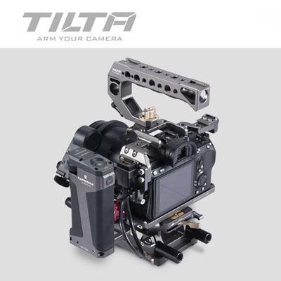 Tilta Cage complète pour appareil photo compatible avec Sony a7 IV Basic Kit vidéo et cinéma, avec poignée supérieure OTAN – Noir TA T30 A B