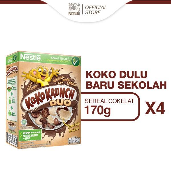 Gambar Nestle KOKO KRUNCH Sarapan Sereal Coklat Duo 170g x 4pcs dari Anita Mart undefined Tokopedia