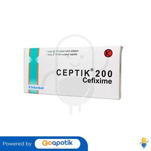 Gambar CEPTIK 200 MG KAPSUL BOX dari Apotek Kosambi By GoApotik undefined Tokopedia