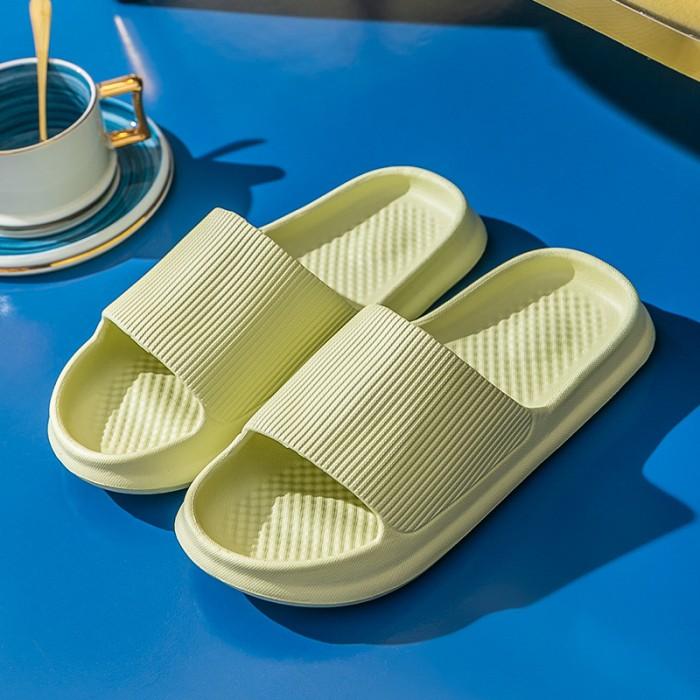 Gambar Sandal Selop Rumah Hotel Kamar Mandi Anti Slip EVA Wanita Pria - Hijau, Uk 40-41 dari ARR Store Indonesia undefined Tokopedia