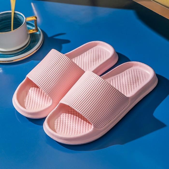 Gambar Sandal Selop Rumah Hotel Kamar Mandi Anti Slip EVA Wanita Pria - Pink, Uk 40-41 dari ARR Store Indonesia undefined Tokopedia