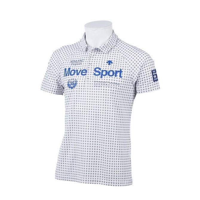 Jual Descente Polo Tshirt White Original - Baju Golf Pria Branded Sale ...