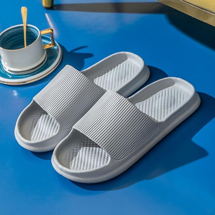 Gambar Sandal Selop Rumah Hotel Kamar Mandi Anti Slip EVA Wanita Pria - Abu-abu, Uk 40-41 dari ARR Store Indonesia undefined Tokopedia